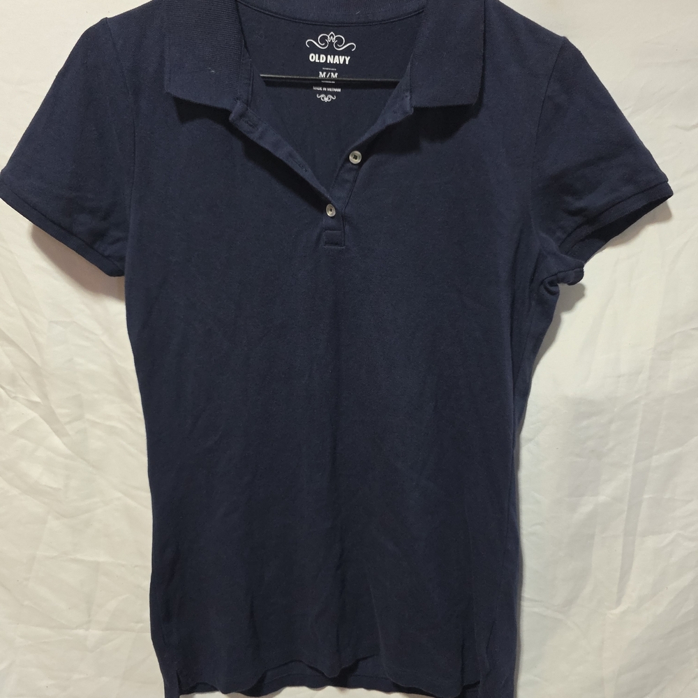 Old Navy Women's Navy Polo Shirt